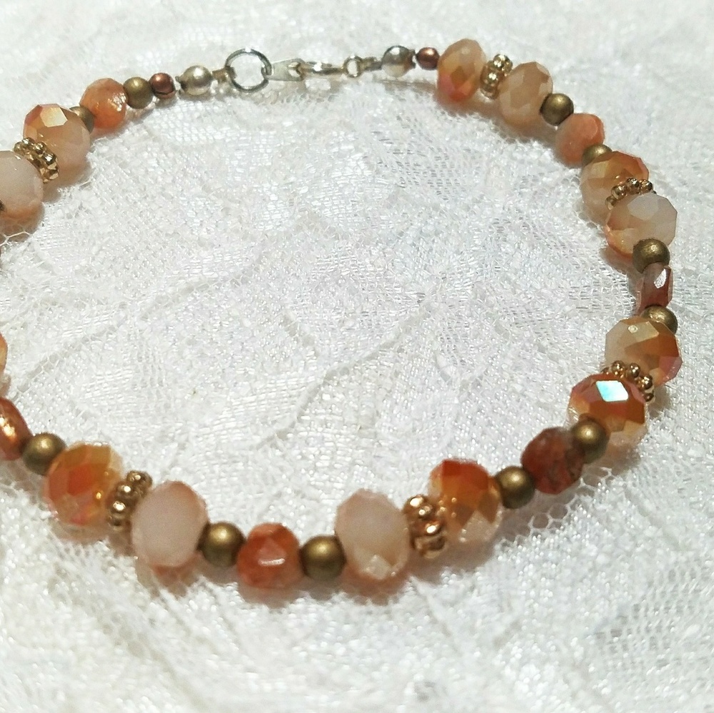 Amber gemstone bracelet